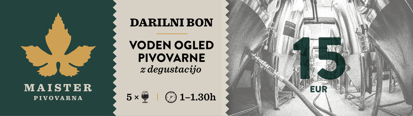 Darilni bon Maister Brewery
