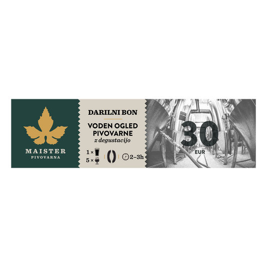 Darilni bon za voden ogled Maister